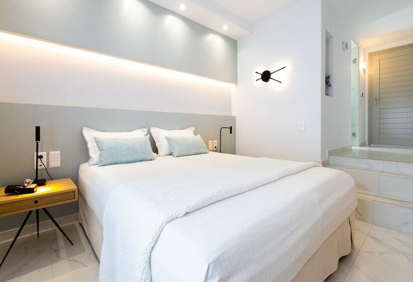 غرفة ديلوكس مطلّة علي البحر, Kandiani Bleu Ciel