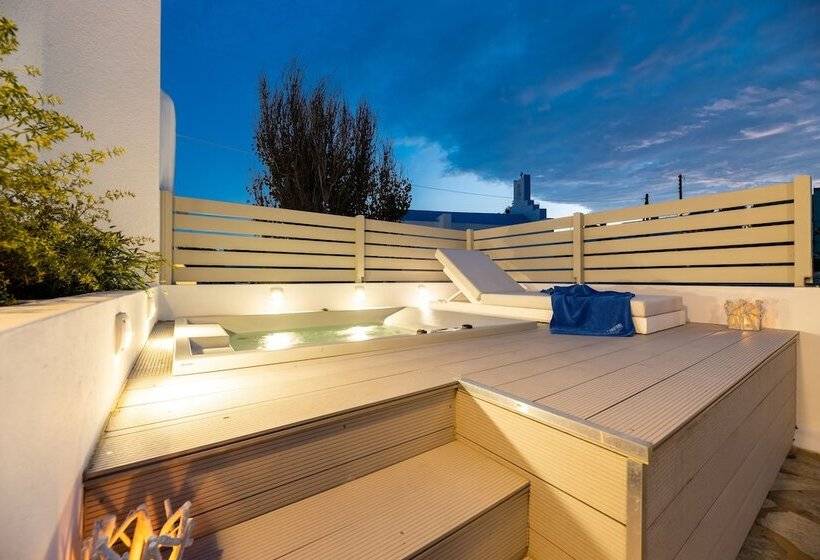 غرفة ديلوكس مطلّة علي البحر, Kandiani Bleu Ciel