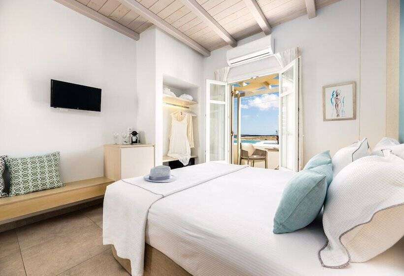 غرفة ديلوكس مطلّة علي البحر, Kandiani Bleu Ciel