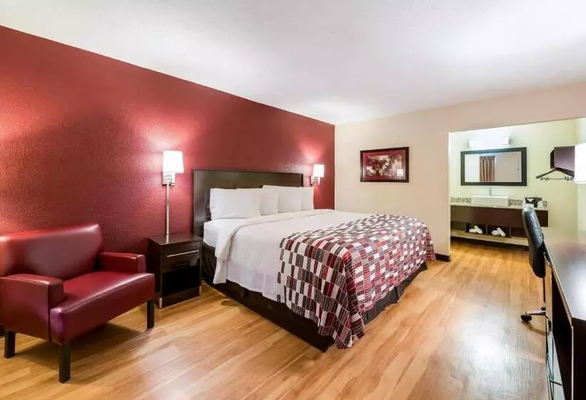 キングサイズベッドのデラックスルーム, Red Roof Inn Marion, In