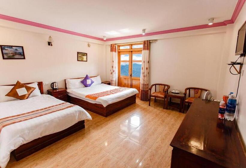 اتاق استاندارد با بالکن, Sapa Mountain City