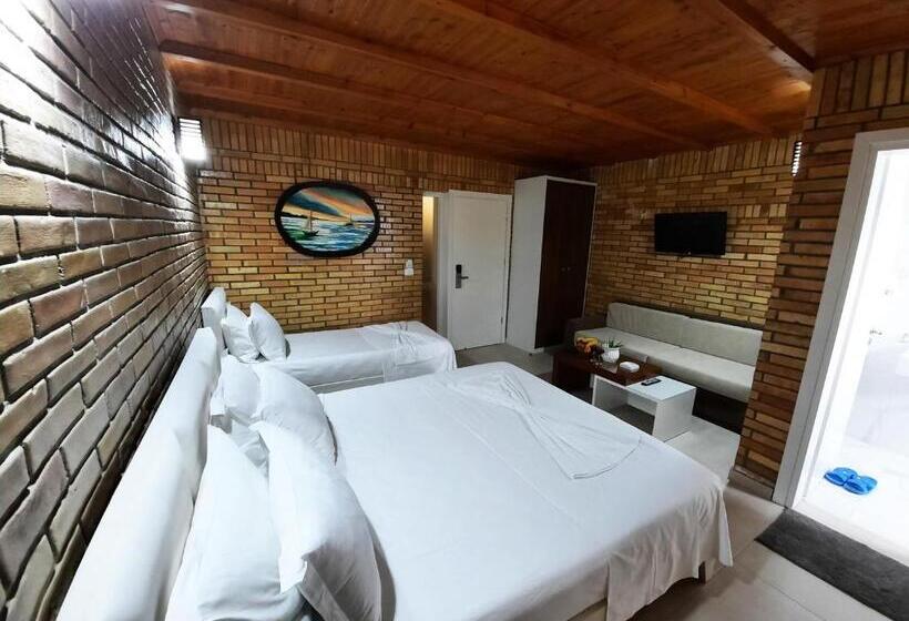 غرفة ديلوكس ثلاثية مطلة على البحر, Piccolino