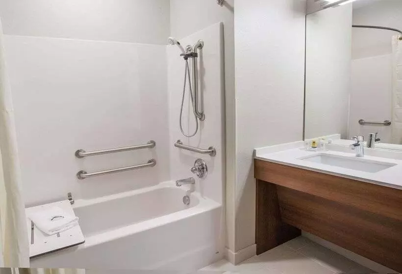身障者適用スタンダードルーム, Microtel Inn & Suites By Wyndham Tioga