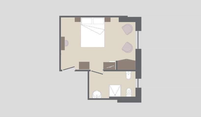 חדר אקונומי, Corsaro Etna Hotel&spa