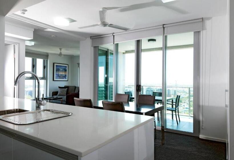 شقة إدارية غرفة واحدة, H On Mitchell Apartment