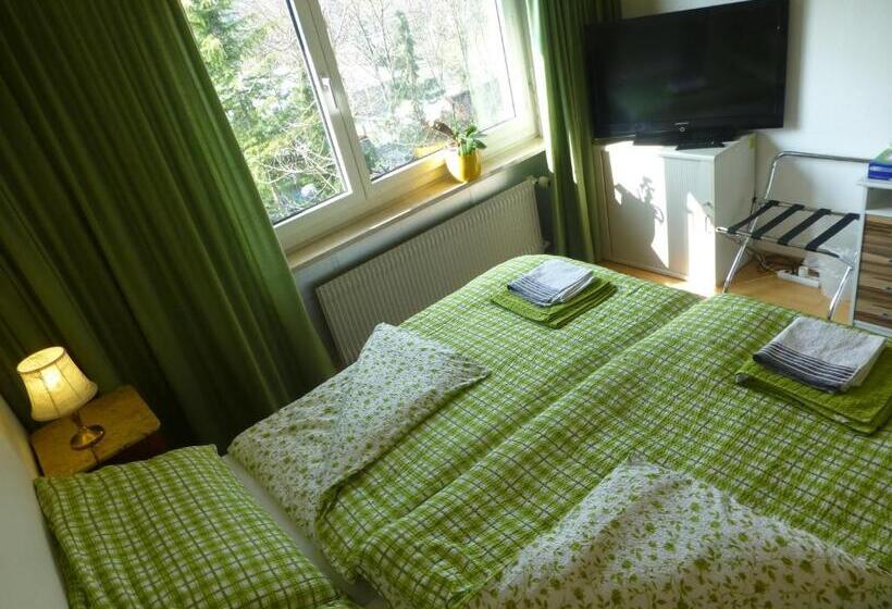 غرفة قياسية حمام مشترك, B&b Pappelweg  2