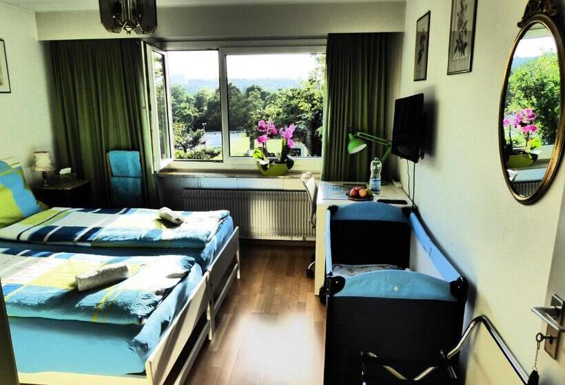 غرفة قياسية حمام مشترك, B&b Pappelweg  2