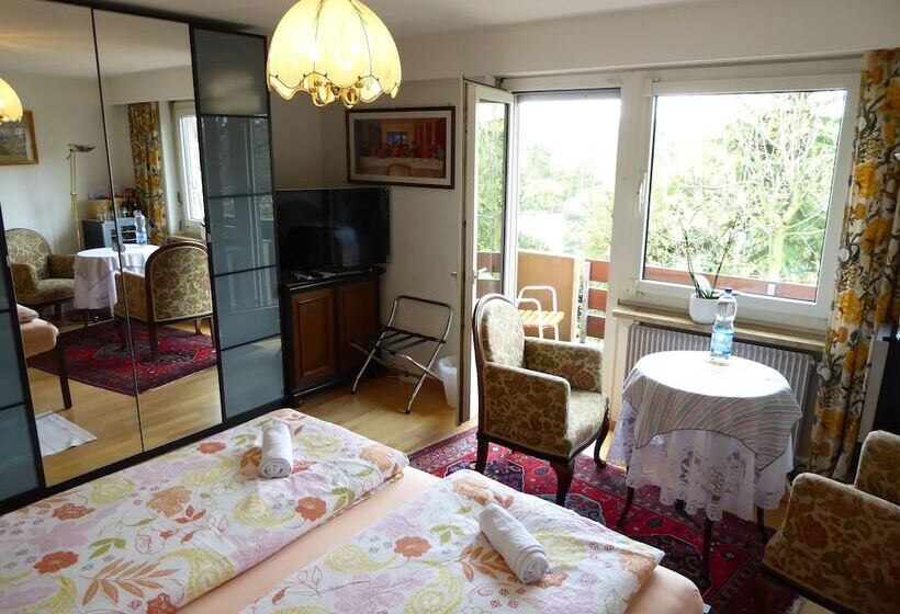 غرفة قياسية حمام مشترك, B&b Pappelweg  2