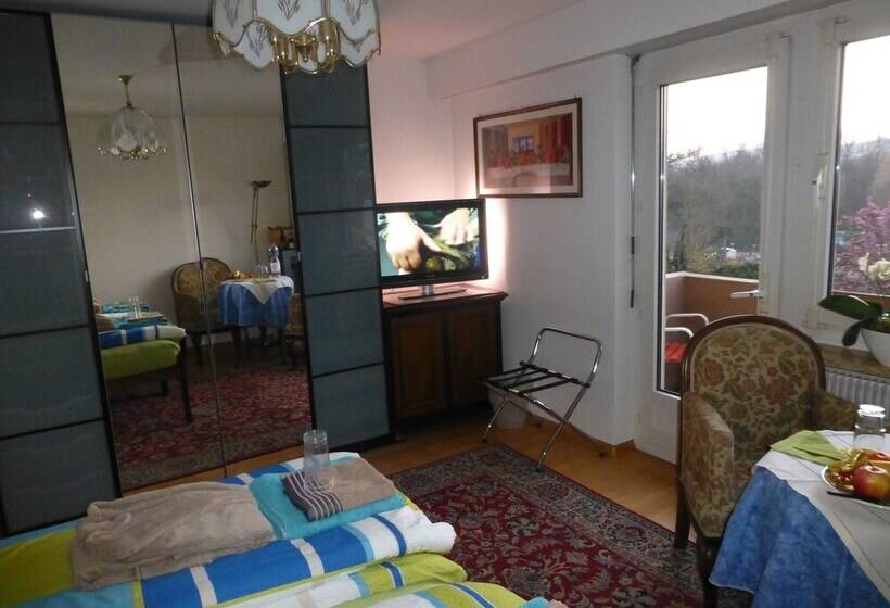 غرفة قياسية حمام مشترك, B&b Pappelweg  2