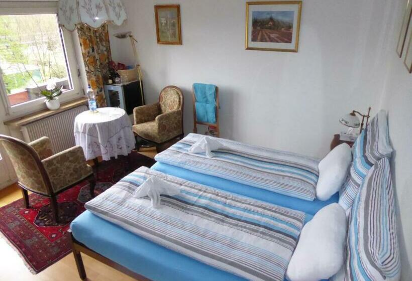 غرفة قياسية مزوَّدة بشُرفة, B&b Pappelweg  2