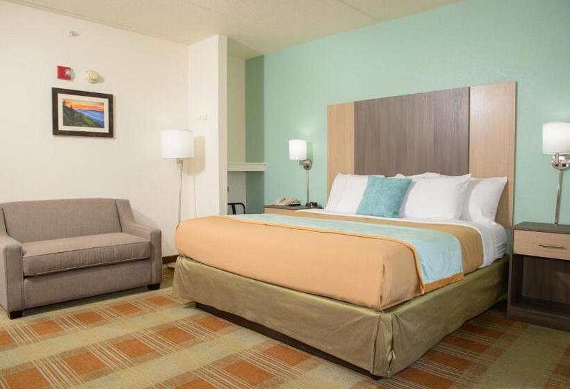 キングサイズベッドのスタンダードルーム, Pigeon River Inn