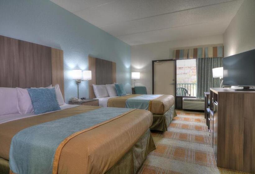 ２ダブルベッドのスタンダードルーム, Pigeon River Inn