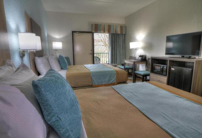 غرفه قياسيه سريرين مزدوجين, Pigeon River Inn