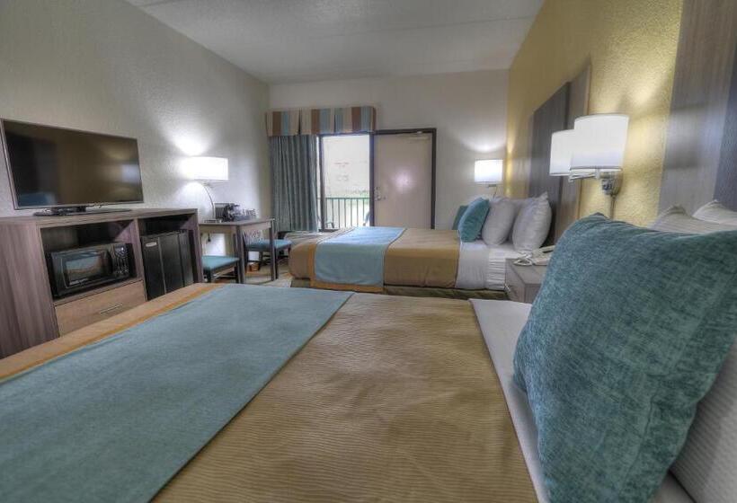 ２ダブルベッドのスタンダードルーム, Pigeon River Inn