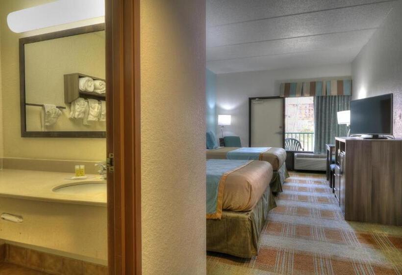 غرفه قياسيه سريرين مزدوجين, Pigeon River Inn