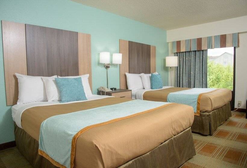 ２ダブルベッドのスタンダードルーム, Pigeon River Inn