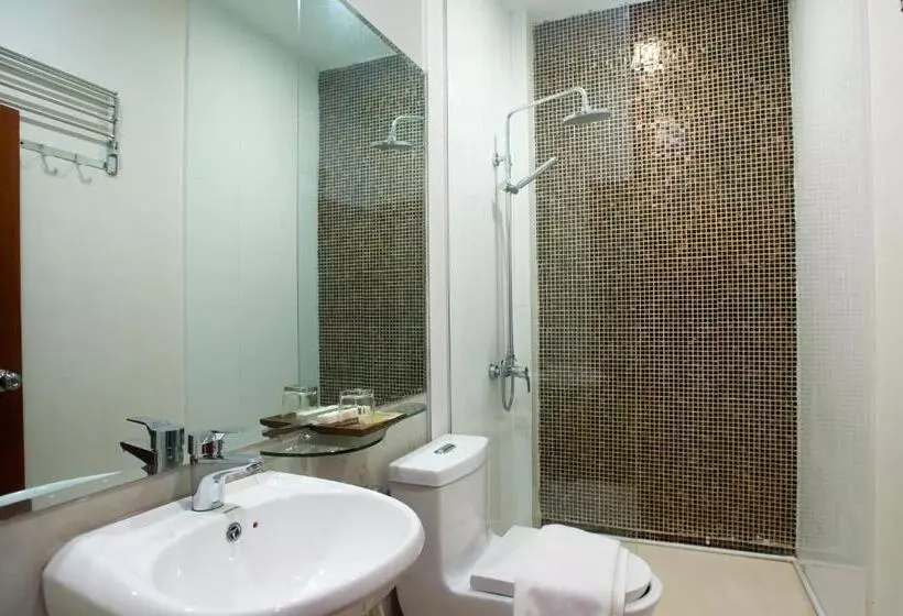 キングサイズベッドのデラックスルーム, White Residence Hotel & Apartment