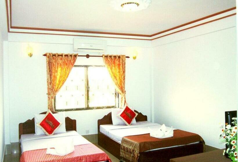 豪华家庭房间, Angkor Ruby Guesthouse