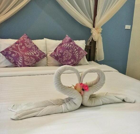 חדר דחוקס עם מיטת קינג, Blue House Sukhothai