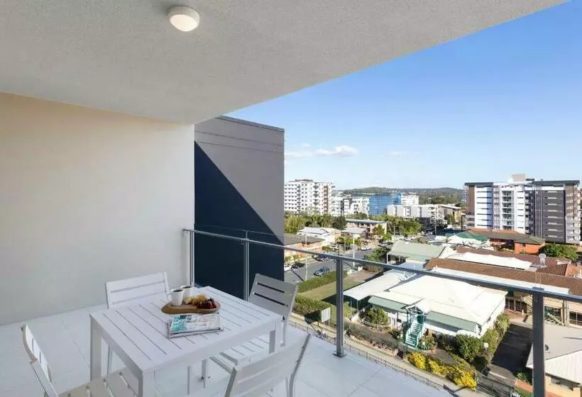 １ベッドルームアパートメント, Oaks Brisbane Woolloongabba Suites