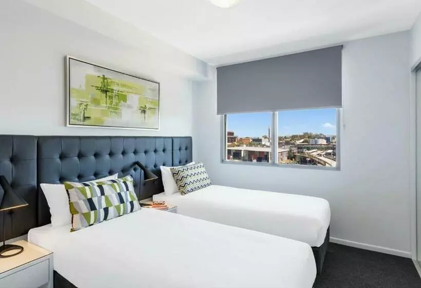 ２ベッドルームアパートメント, Oaks Brisbane Woolloongabba Suites