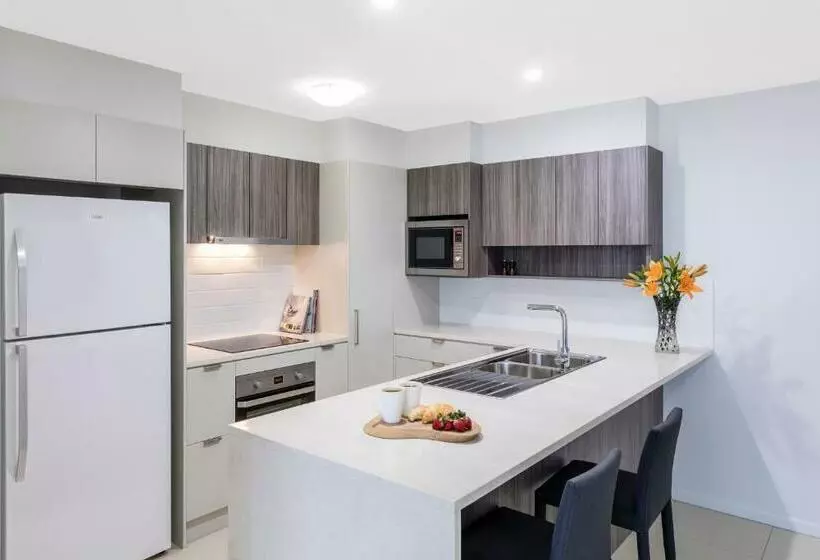 １ベッドルームアパートメント, Oaks Brisbane Woolloongabba Suites