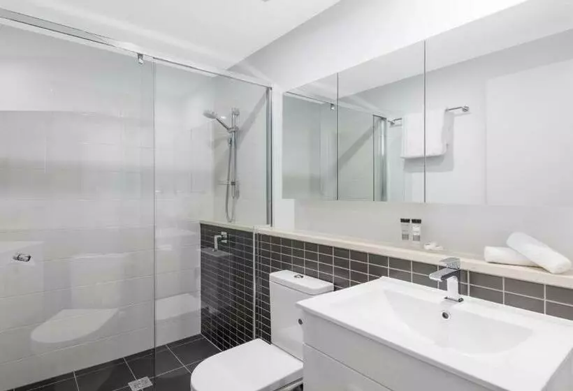 ２ベッドルームアパートメント, Oaks Brisbane Woolloongabba Suites