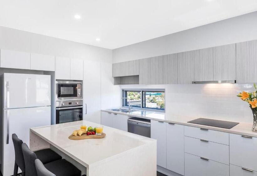 침실 2개 수피리어 아파트, Oaks Brisbane Woolloongabba Suites
