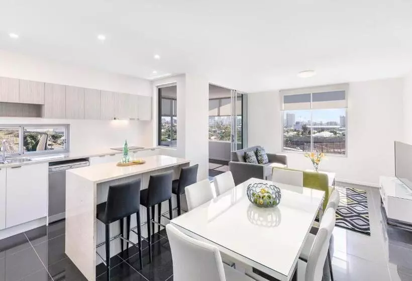 ２ベッドルームのスーペリアアパートメント, Oaks Brisbane Woolloongabba Suites