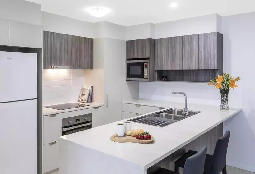 一ベッドルームエクゼクティブアパートメント, Oaks Brisbane Woolloongabba Suites
