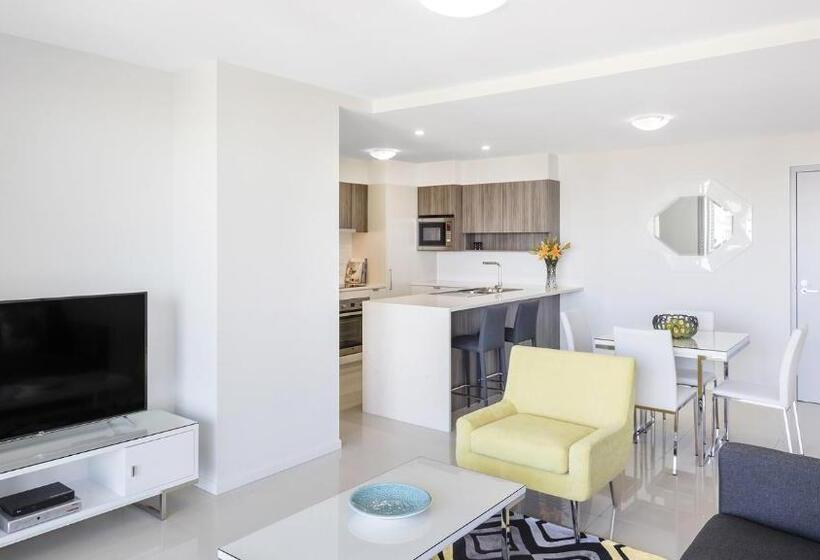 침실 1개 이그제큐티브 아파트, Oaks Brisbane Woolloongabba Suites