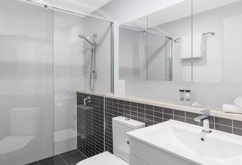 ２ベッドルームのエクゼクティブアパートメント, Oaks Brisbane Woolloongabba Suites