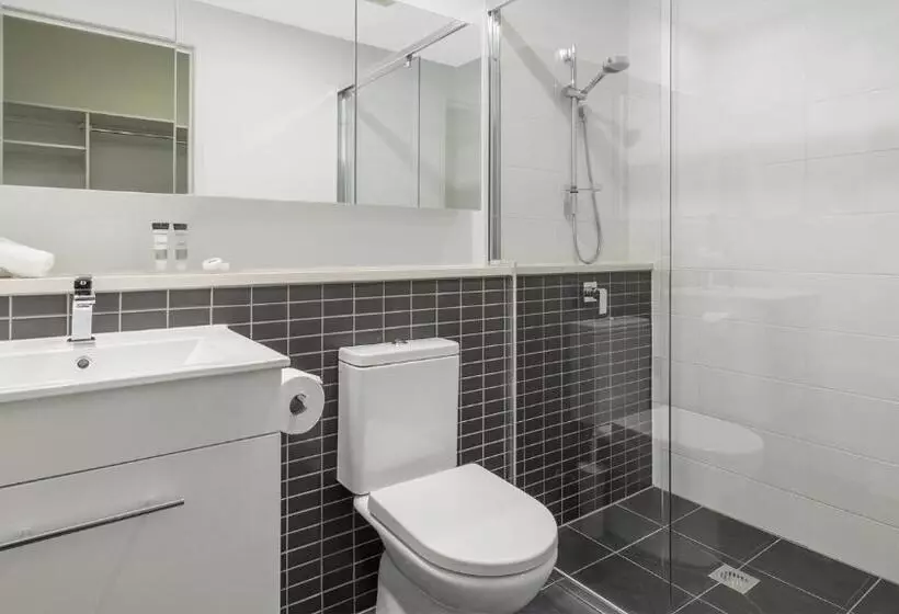 ２ベッドルームのエクゼクティブアパートメント, Oaks Brisbane Woolloongabba Suites