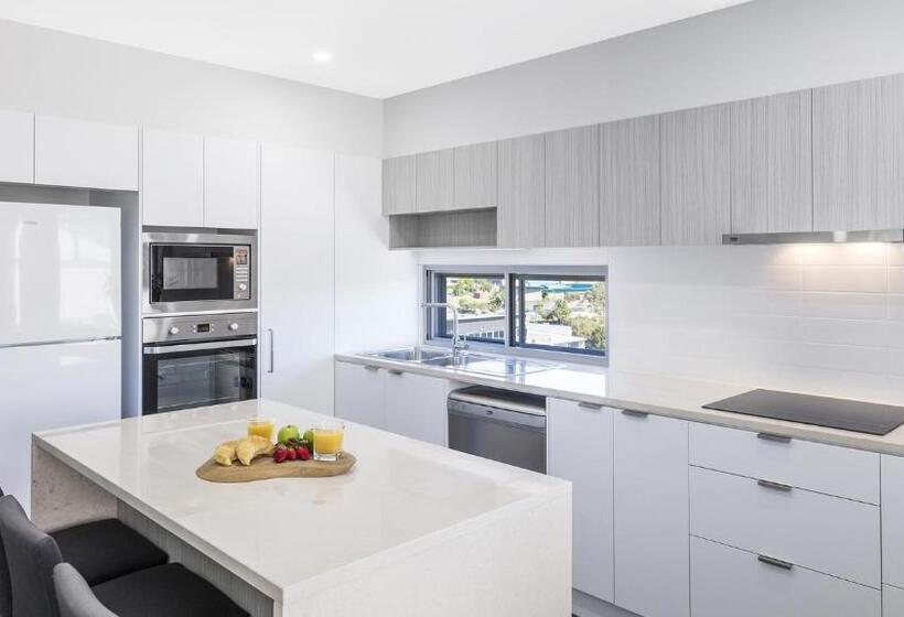 דירת אקזקיוטיב 2 חדרים, Oaks Brisbane Woolloongabba Suites