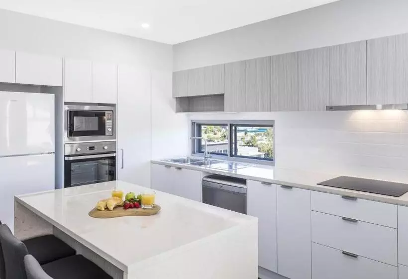 ２ベッドルームのエクゼクティブアパートメント, Oaks Brisbane Woolloongabba Suites