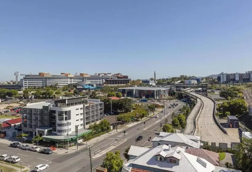 ２ベッドルームのエクゼクティブアパートメント, Oaks Brisbane Woolloongabba Suites