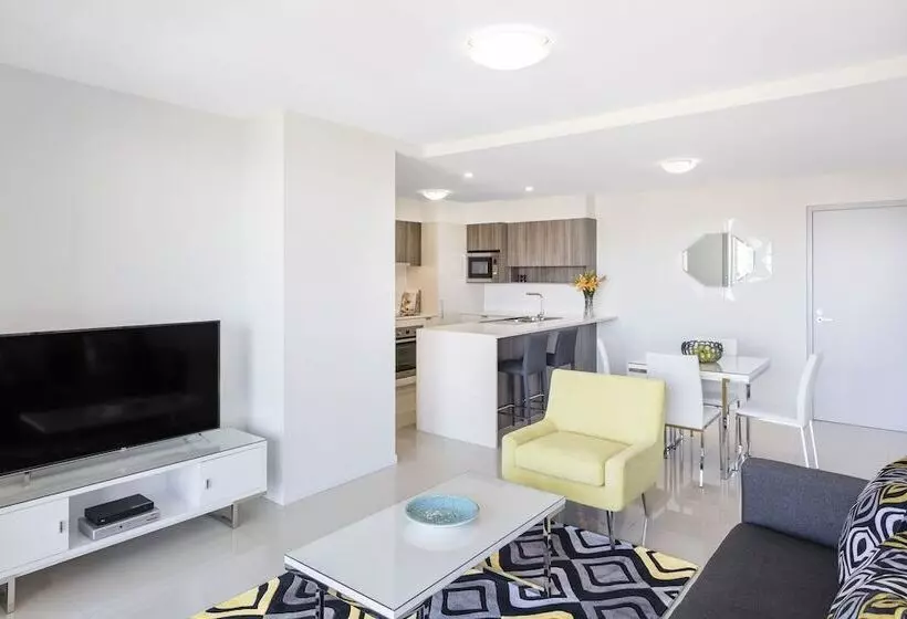 １ベッドルームアパートメント, Oaks Brisbane Woolloongabba Suites