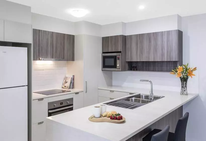 １ベッドルームアパートメント, Oaks Brisbane Woolloongabba Suites