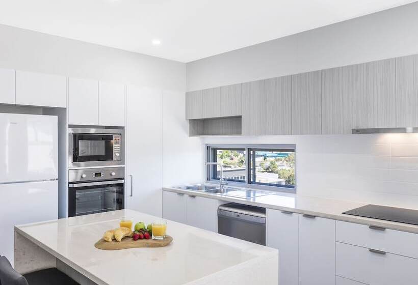 침실 2개 아파트, Oaks Brisbane Woolloongabba Suites