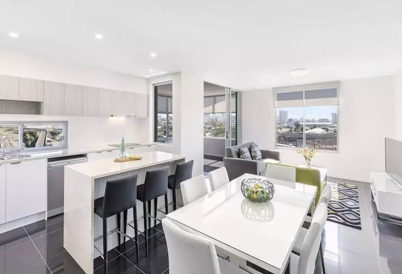 ２ベッドルームアパートメント, Oaks Brisbane Woolloongabba Suites