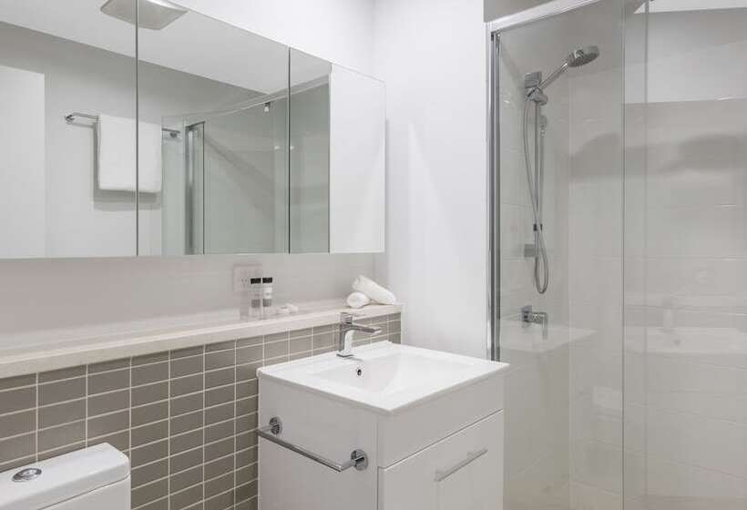 דירת אקזקיוטיב, חדר שינה 1, Oaks Brisbane Woolloongabba Suites