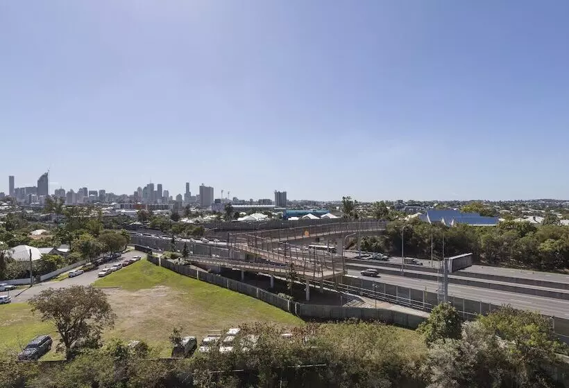２ベッドルームのエクゼクティブアパートメント, Oaks Brisbane Woolloongabba Suites