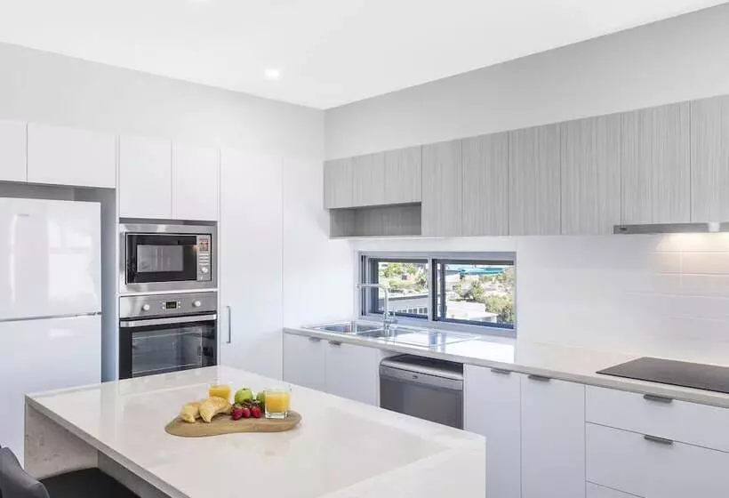 ２ベッドルームのエクゼクティブアパートメント, Oaks Brisbane Woolloongabba Suites