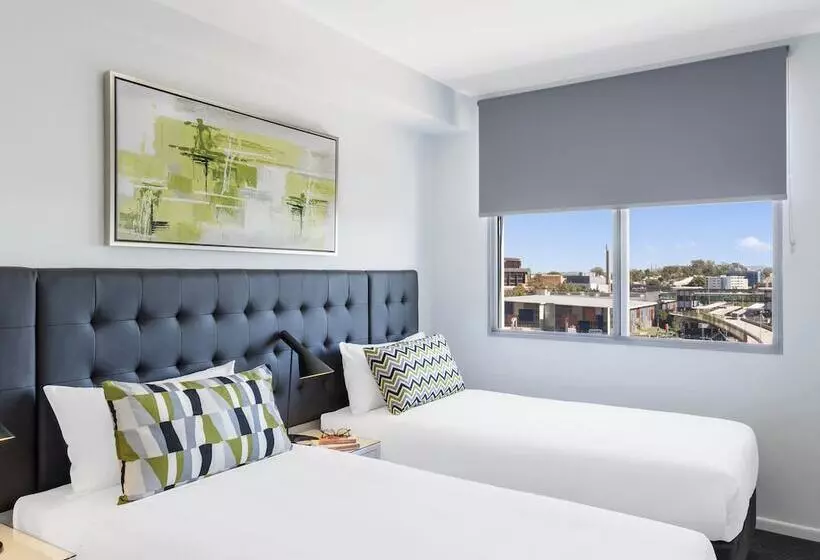 ２ベッドルームのエクゼクティブアパートメント, Oaks Brisbane Woolloongabba Suites