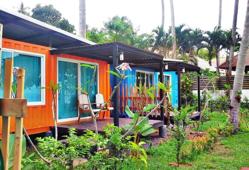 בית, חדר שינה 1, Think & Retro Cafe Lipa Noi Samui