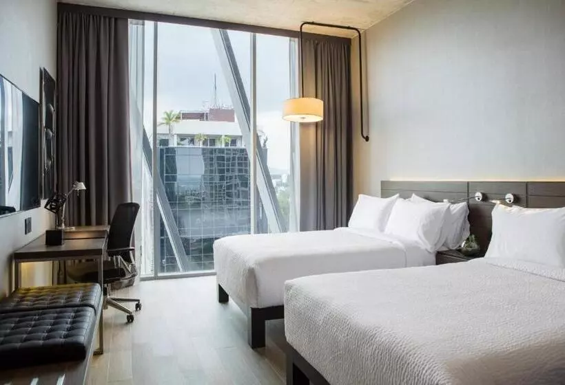 ２ダブルベッドのスタンダードルーム, Ac Hotel By Marriott Guadalajara Mexico