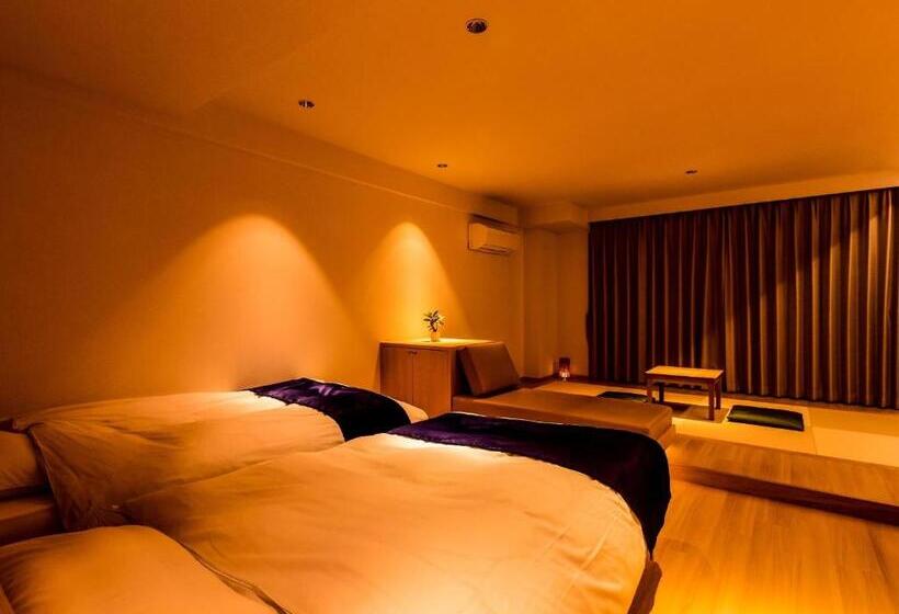 غرفة قياسية رباعية, Ooedo Onsen Monogatari Premium Shirahama Gyoen