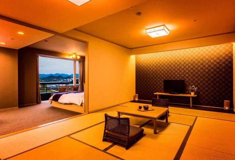 غرفة سوبيريور ذات إطلالة, Ooedo Onsen Monogatari Premium Shirahama Gyoen