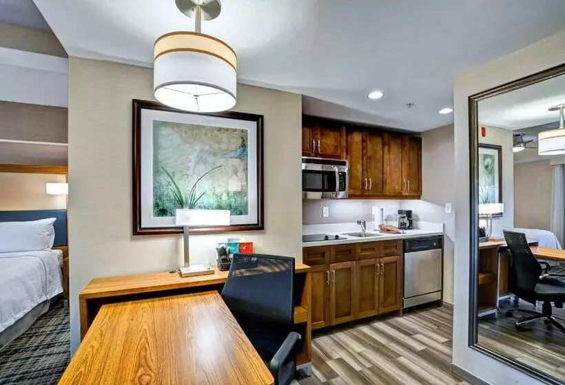 キングサイズベッドのデラックススイート, Homewood Suites By Hilton Boston Brooklinelongwood Medical