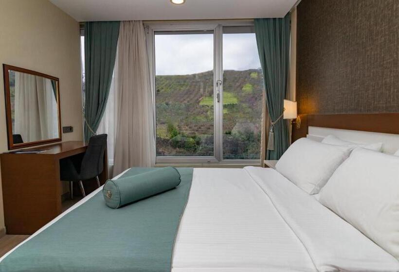 آپارتمان یک خوابه با دری مشترک که هال را جدا می کند., Tilya Resort